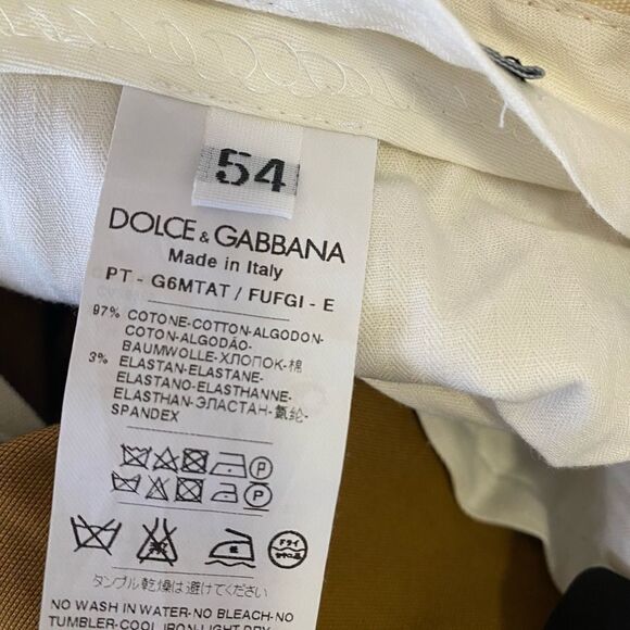 Dolce&Gabanna brown men pants - Picture 6 of 12